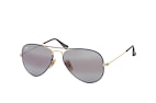 Ray-Ban Aviator RB 3025 002/58 small Grau / Goldfarben / GrauPerspektivenansicht Thumbnail