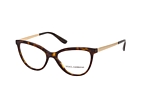 Dolce&Gabbana DG 3315 501 Havana / GoldfarbenPerspektivenansicht Thumbnail