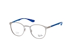 Ray-Ban RX 6355 2503 Argent / Bleu vue en perpective Thumbnail