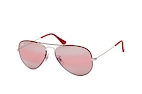 Ray-Ban Aviator RB 3025 002/58 small Rot / SilberPerspektivenansicht Thumbnail