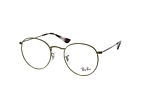 Ray-Ban ROUND METAL RX 3447V 2620 L Groen / Transparant  perspective view thumbnail