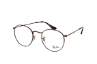 Ray-Ban ROUND METAL RX 3447V 2620 L Bruin perspective view thumbnail