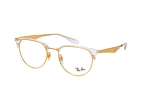 Ray-Ban RX 6396 2933 Goldfarben / TransparentPerspektivenansicht Thumbnail