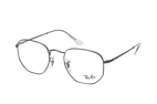 Ray-Ban RX 6448 2500 SilberPerspektivenansicht Thumbnail