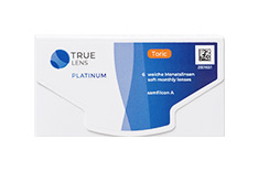 TrueLens TrueLens Platinum Monthly Toric tamaño pequeño